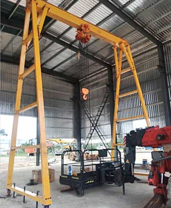 rolling gantry crane 10 ton for sale Nigeria