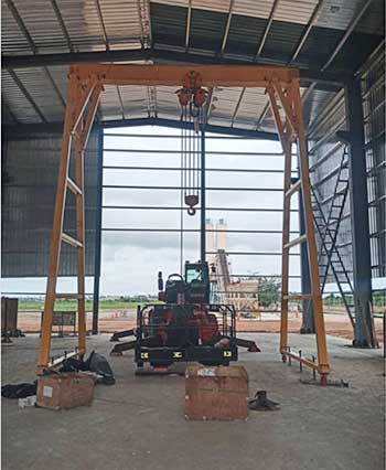 protable gantry crane 10 ton for sale Nigeria