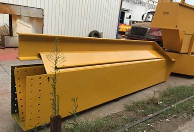 Main girder of 10 ton single beam overhead crane for sale Algeria