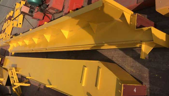 Main girders of 10 ton double girder electric hoist overhead crane for sale Oman 