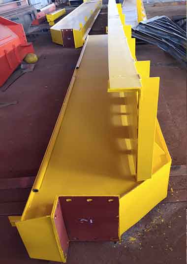 Main girder of double beam bridge crane for sale Argentina