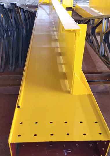 Main girder of 5 ton double beam overhead crane for sale Argentina