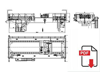 types of crane drawings for your reference