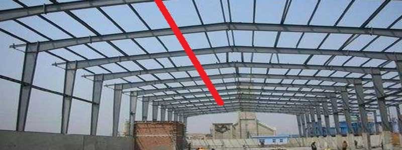 wall perlins of steel structure overhead crane building