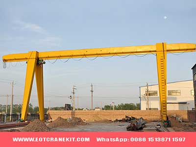 electric hoist single beam gantry crane