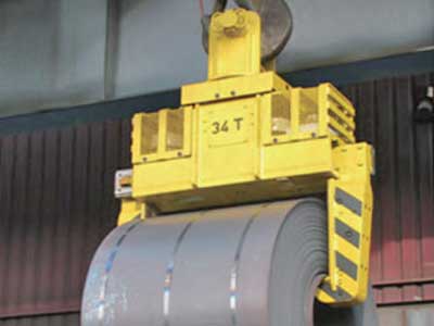 4 ton steel coil grabber - 34 ton coil grab overhead crane for horizontal eye steel coil handling 