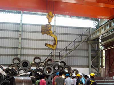 Steel coil handling workshop from client in Bangladesh