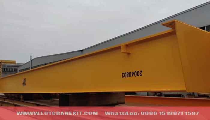 Main girder of single girder electric overhead crane for sale Kazakhstan with a span length of 10.05 m 