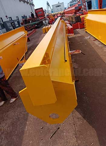 Econcomial under running overhead bridge crane from China sold to Nigeria  Econcomial under running overhead bridge crane from China sold to Nigeria