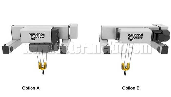 30 ton crane hoists of different configurations