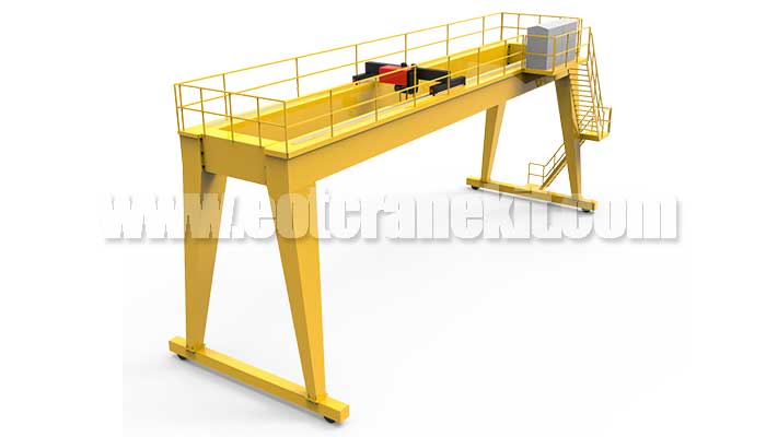 European style double girder gantry cranes