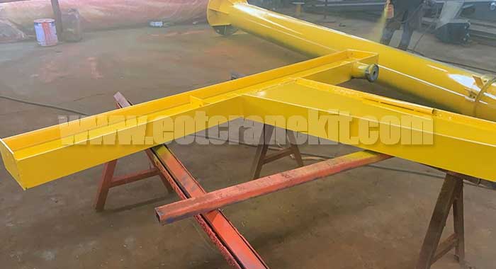 300kg slewing jib crane cantilever with tie rod design 