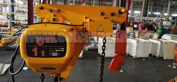 1 ton electric chain hoist of mobile gantry crane 