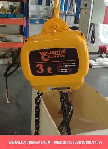 3 ton electric hoist for gantry crane 