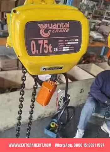 0.75 ton electric chain hoist 