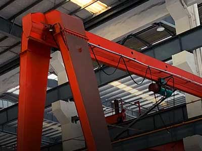 Electric Wire Rope Hoist Wall Mounted Gantry Crane: