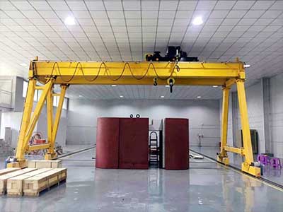double girder indoog gantry crane for sale 
