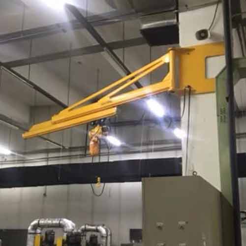 Wall-Mounted Telescoping Jib Cranes (Up to 1 Ton)