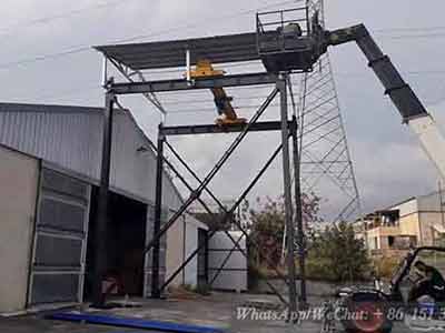 Small Bridge Crane with Freestanding Crane Design