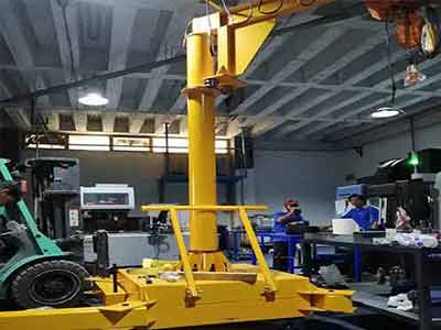 Small Jib Crane with Portable Jib Design 