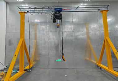 Hybrid Floor Cranes for Clean Room 