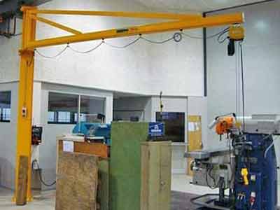 Floor Mounted Small Jib Crane