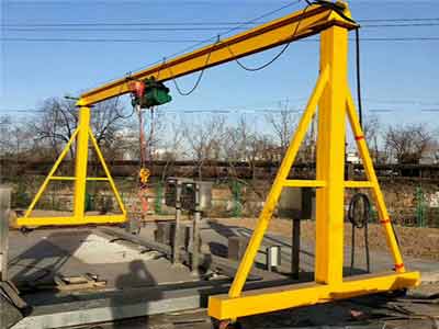 Steel Frame Floor Cranes