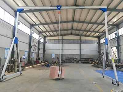 Aluminum Frame Floor Cranes