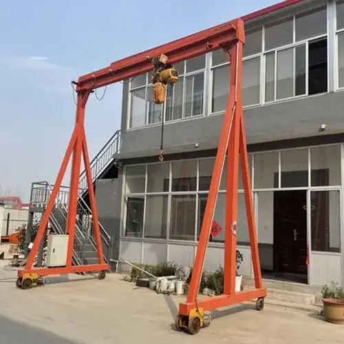 Electric-Powered Mobile Gantry Cranes on Wheels