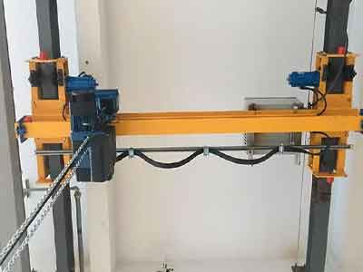 Single girder underhung bridge crane for concrete workshop and warehouse with Eureopan style electric chain hoist design 