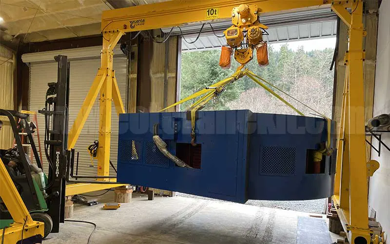 movable gantry crane 10 ton for sale 