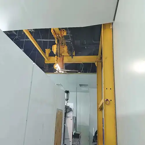 Custom top running overhead crane with single girder crane design