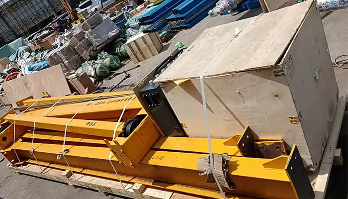 Main steel structure of 5 ton singel girder overhead cranes for sale Saudi Arabia 