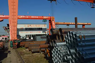 Steel Pipe Rack Loading/Unloading box girder gantry crane