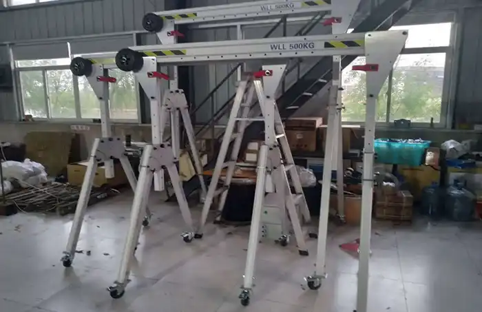LT5 Foldable Aluminum Gantry Crane 2 Ton 3Ton  LT5 Foldable Aluminum Gantry Crane 2 Ton 3Ton