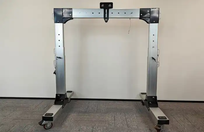 LT6 Telescopic Aluminum Gantry Crane with Adjustable Height and Span 1 Ton 2 Ton  LT6 Telescopic Aluminum Gantry Crane with Adjustable Height and Span 1 Ton 2 Ton