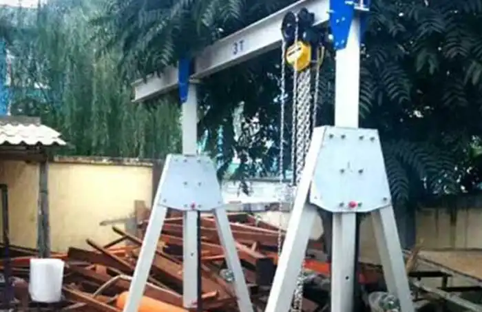 Span Adjustable Aluminum Gantry Cranes: Span Adjustable Aluminum Gantry Cranes: