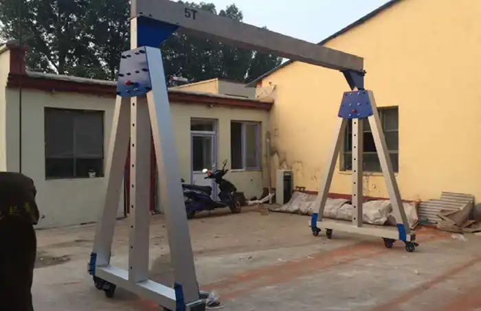 Height Adjustable Aluminum Gantry Cranes 5 ton  Height Adjustable Aluminum Gantry Cranes 5 ton
