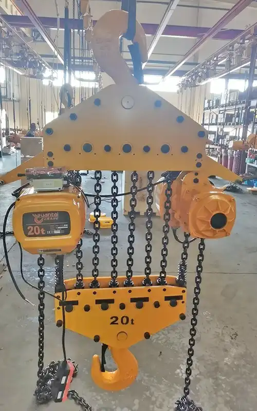 Portable electric chian hoist 20 ton for sale 
