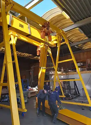 20 ton goliath gantry crane assembly 