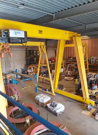 20 ton single girder goliath crane for sale 