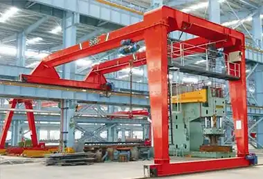 Semi Gantry Cranes with U Frame Gantry Design