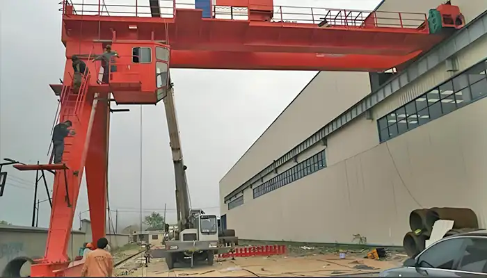 Semi Goliath Crane with Double Girder Box Beams