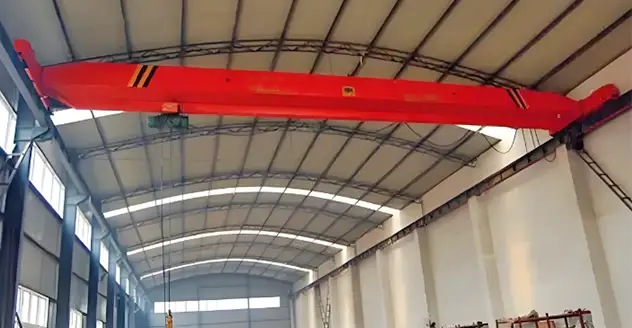 Standard Low Profile Single Girder EOT Crane with CD/MD Electric Hoist