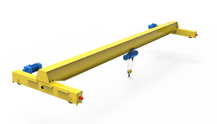 LD Single Girder Overhead Cranes with CD/MD Suspension Electric Hoists