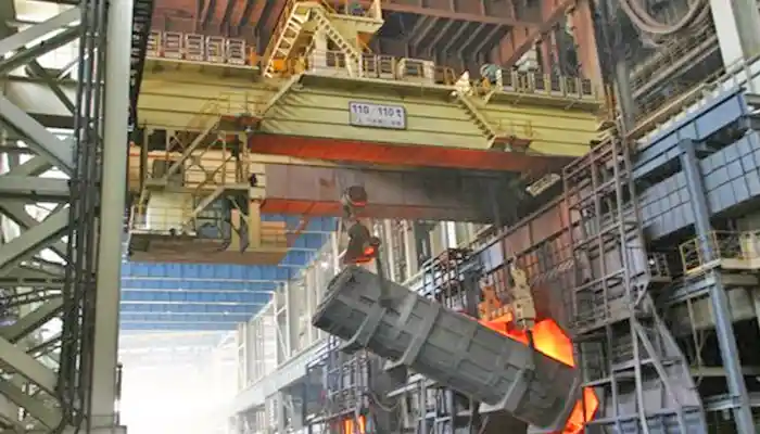 Electric Arc Furnace (EAF) Charging bridge crane