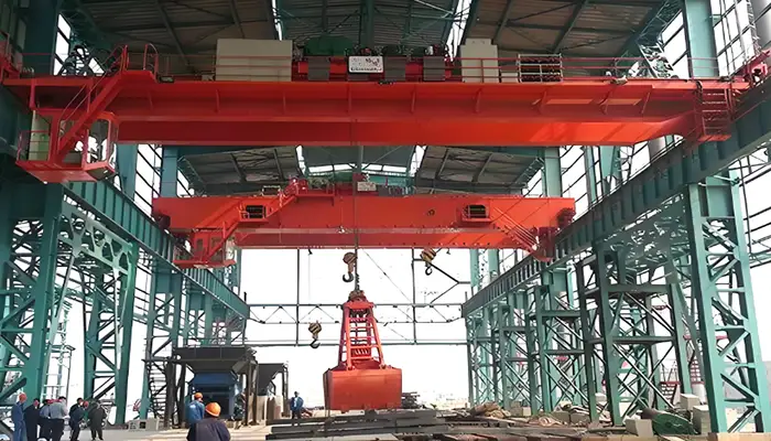 Clamshell Grab Cranes in Process Steam Plants Clamshell Grab Cranes in Process Steam Plants