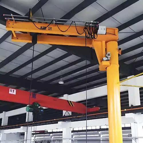 low headroom jib crane design with double beam cantilever design 1 ton design 