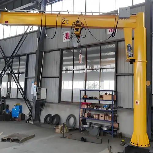 Pillar-Mounted Jib Cranes Compact Design