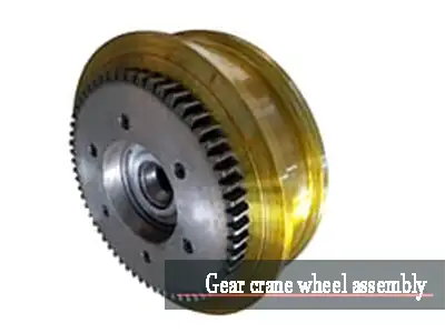 Gear Crane Wheel Assembly